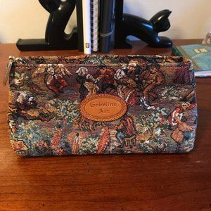 Gobelin's Art tapestry makeup bag